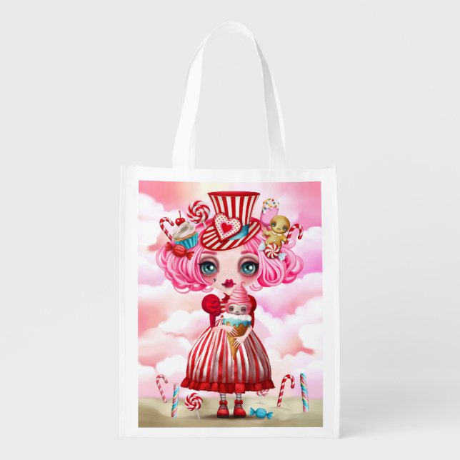 Candy Girl Grocery Bag (Front)