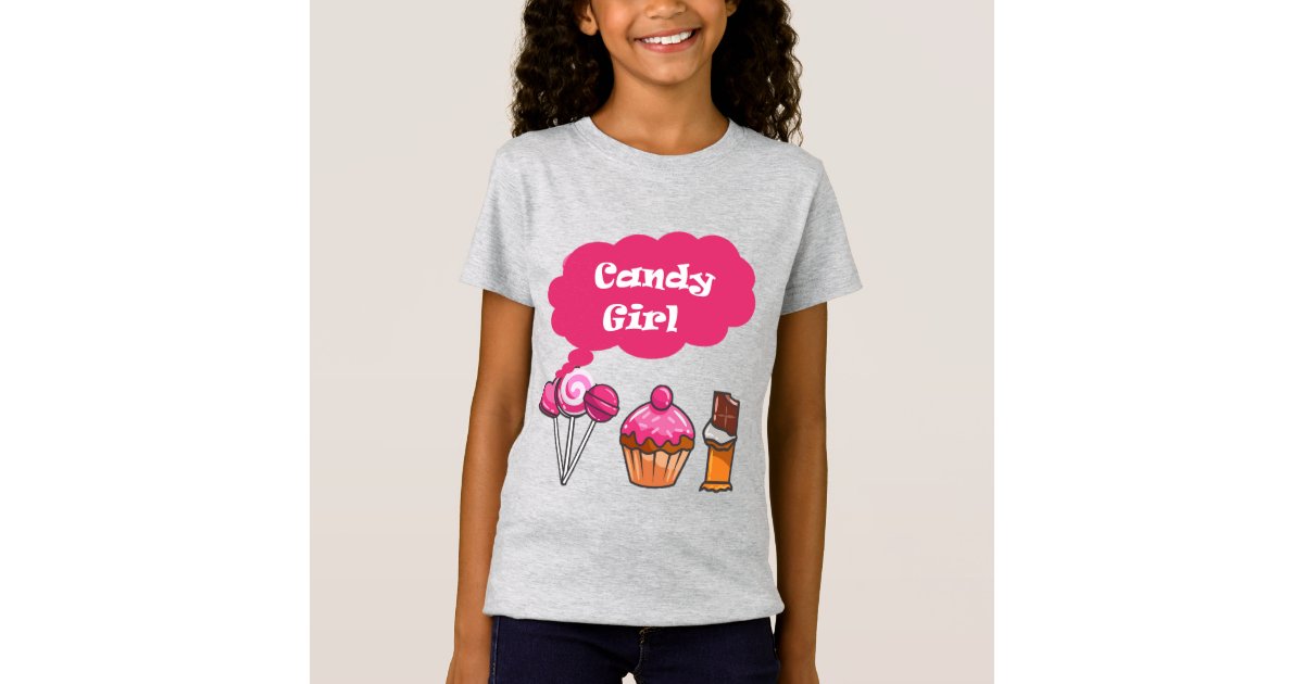 Candy Girl TShirt Zazzle