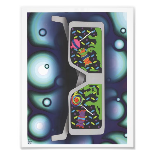 Candy Glasses Print (Front)