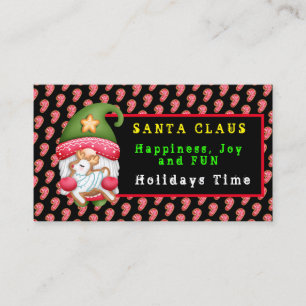 Candy Gnome Customize Color and Text Business Card