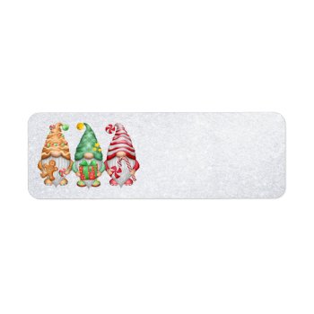 Candy Gnomes Address Labels by ChristmasTimeByDarla at Zazzle
