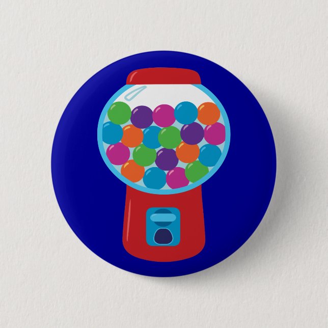 Candy Gumball Machine Button (Front)