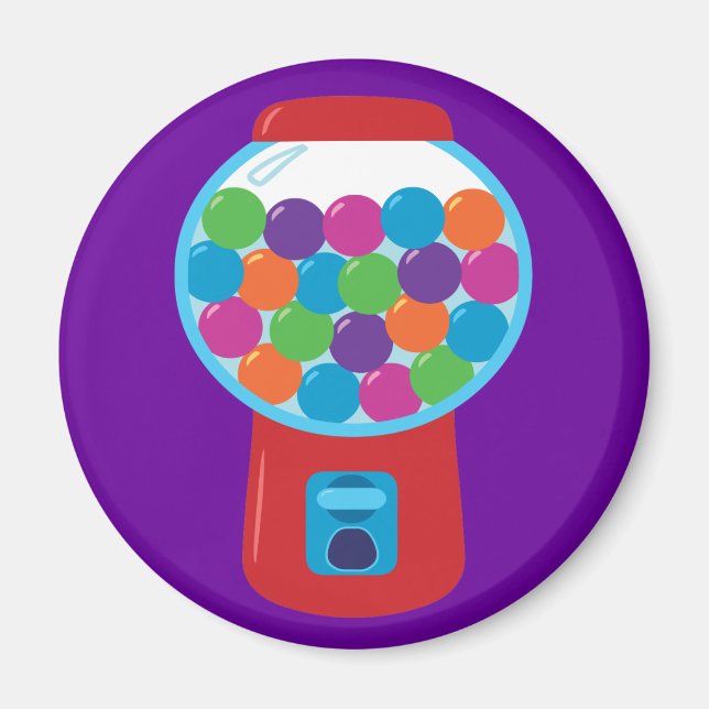Candy Gumball Machine Magnet (Front)