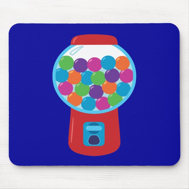 Candy Gumball Machine Mouse Pad (Front)