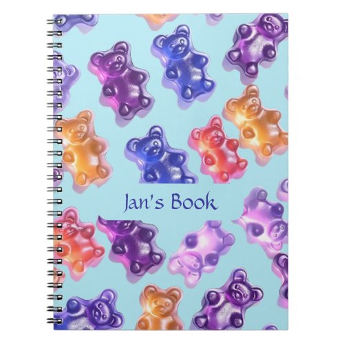 Candy Gummy Bear  Notebook