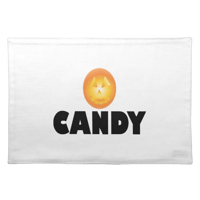 Candy Halloween  Cloth Placemat (Front)