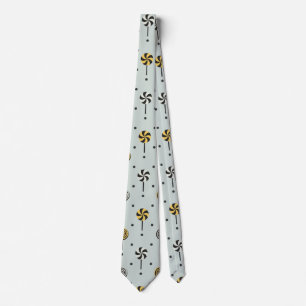 Candy Halloween Seamless Pattern Neck Tie