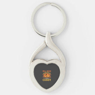 Candy Halloween Sister Trade Design_1 Keychain