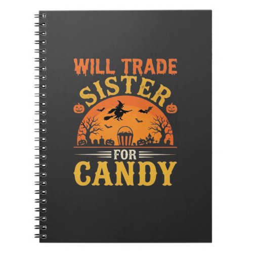 Candy Halloween Sister Trade Design_1 Notebook