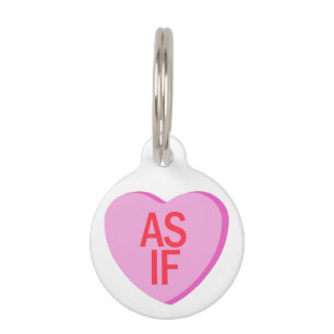Candy Heart - AS IF Pet ID Tag