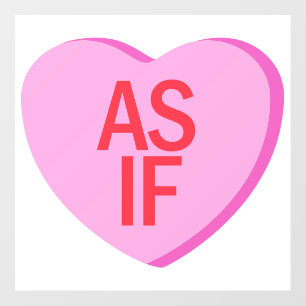 Candy Heart - AS IF Wall Decal