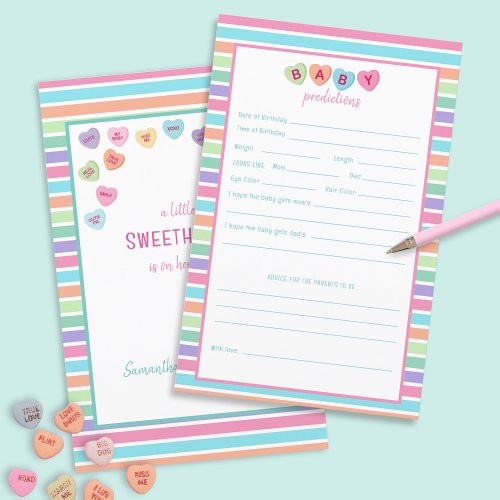 CANDY HEART BABY SHOWER GAME
