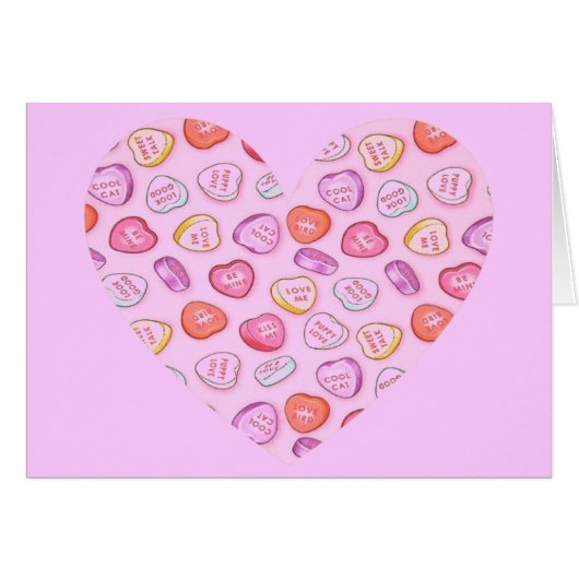 Candy Heart Cards (Front Horizontal)