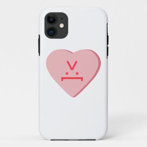 Candy Heart _ Devil Face iPhone 11 Case