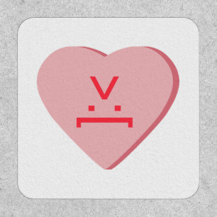 Candy Heart - Devil Face Patch
