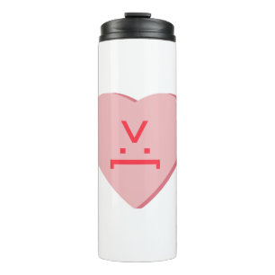 Candy Heart - Devil Face Thermal Tumbler