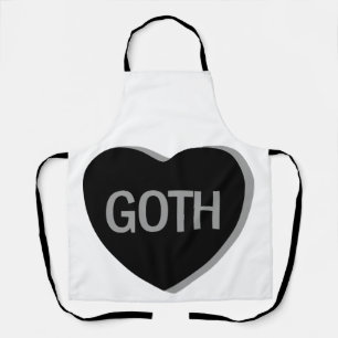 Candy Heart - Goth Apron