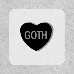 Candy Heart - Goth Patch