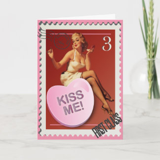 Candy Heart KissMe! Kitsch Bitsch Valentine Card