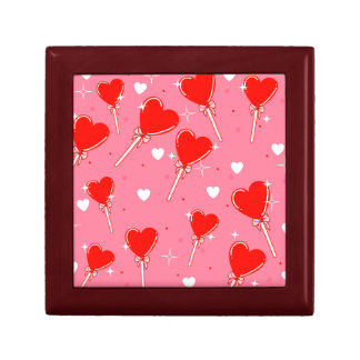 Candy Heart Lollipop Keepsake Box