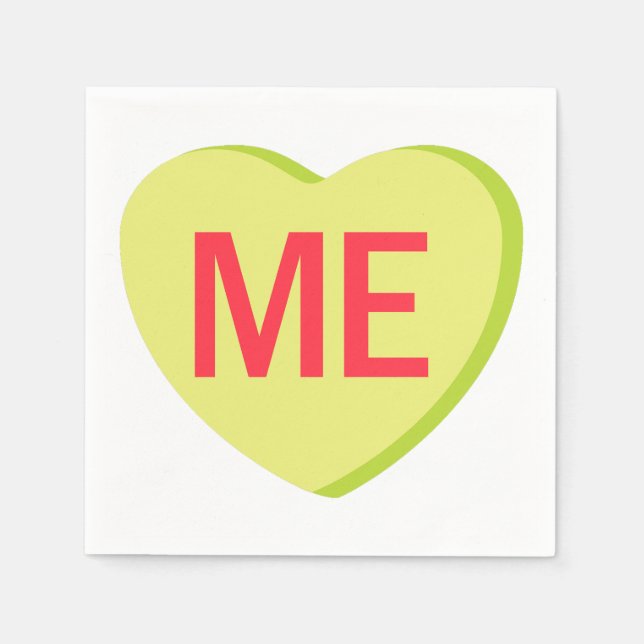 Candy Heart - ME Napkins (Front)