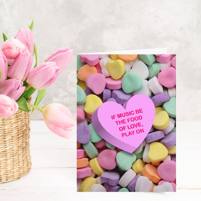 Candy Heart Poetry Valentine's Card (Creator Uploaded)