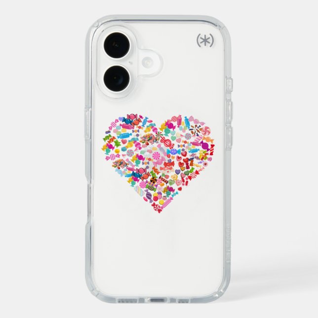 Candy Heart Shape Design Valentines Day Gifts Speck iPhone Case (Front)