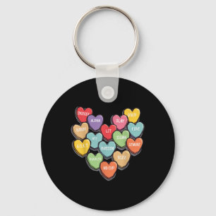Candy Heart Slang Words Valentines Day For School, Keychain