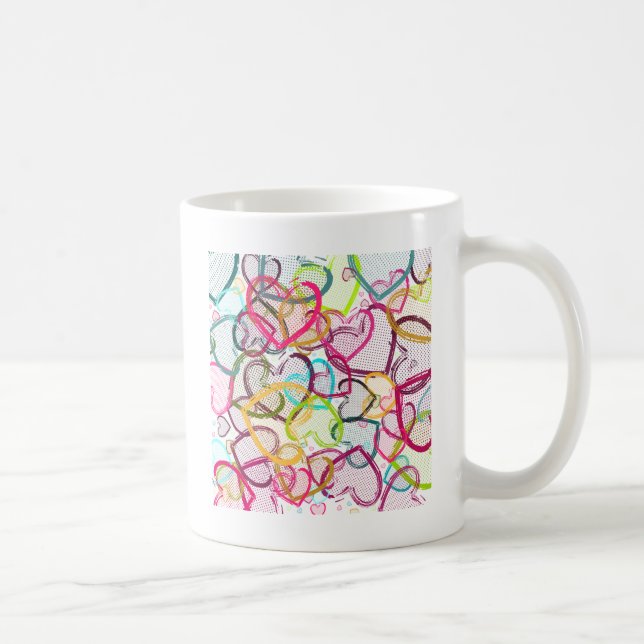 Candy Hearts Coffee Mug (Right)