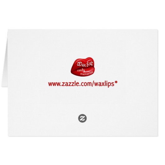 Candy Hearts, Conversation Hearts, Blank Cards (Back Horizontal)