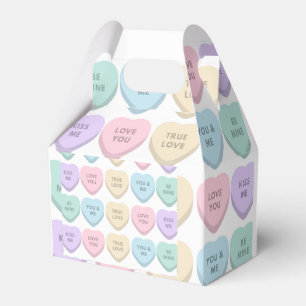 CANDY HEARTS FAVOR BOXES