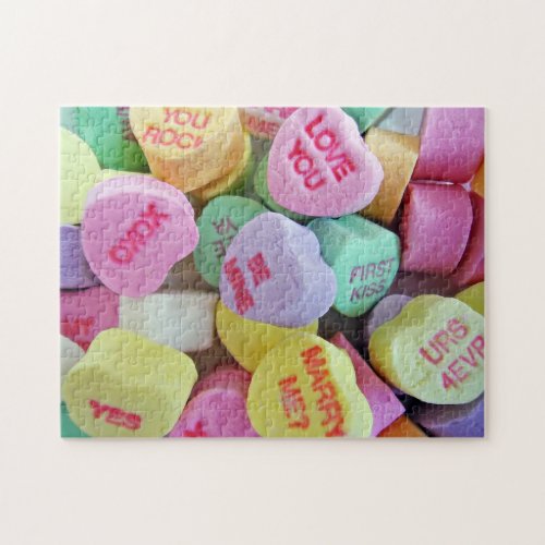 Candy Hearts  Jigsaw Puzzle