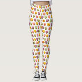 Candy Hearts Leggings Valentine's Day Pattern