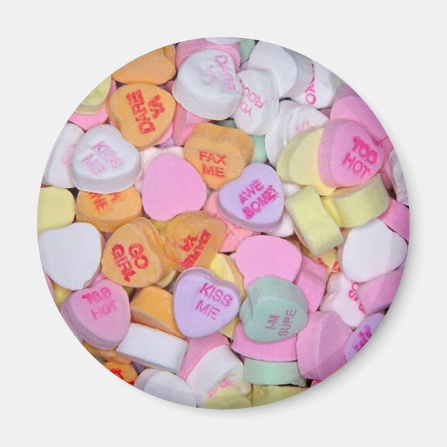 Candy Hearts Magnet (Front)
