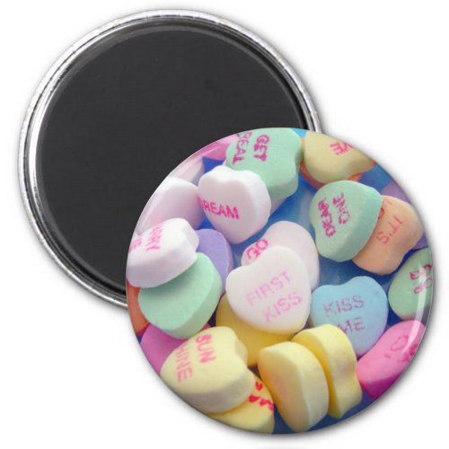 Candy Hearts Magnet