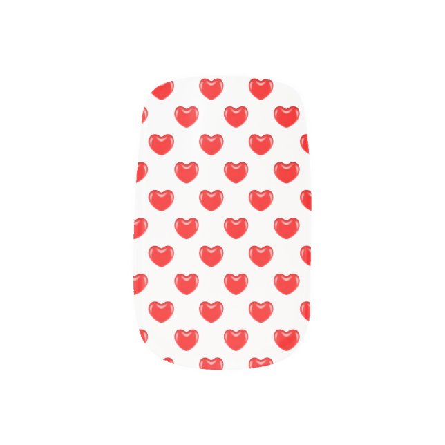 candy hearts minx nail art (Left Thumb)