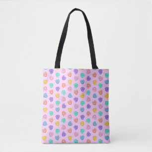 Candy Hearts Tote Bag