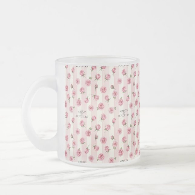 Candy House, by Natasha Us Frosted Glass Coffee Mug (Left)