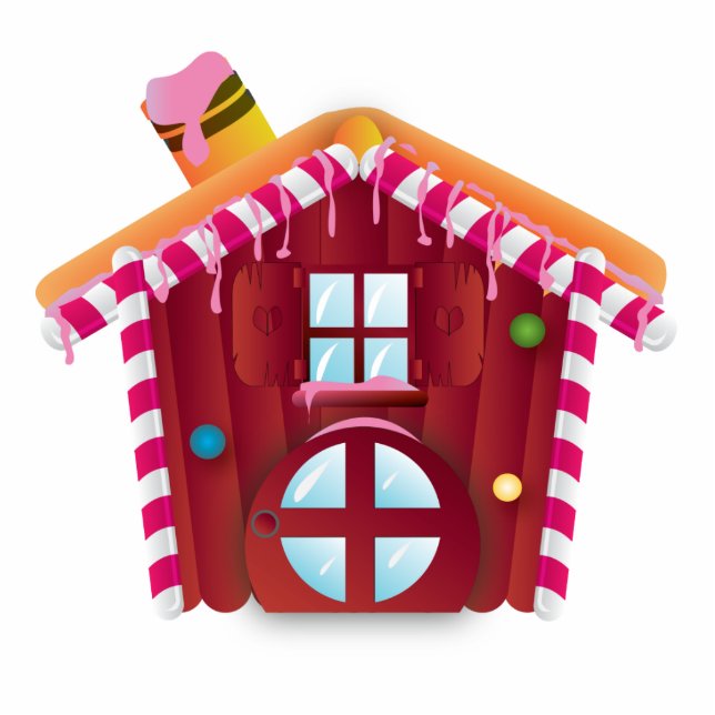 candy house statuette (Front)