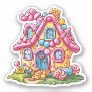 Candy House Sticker