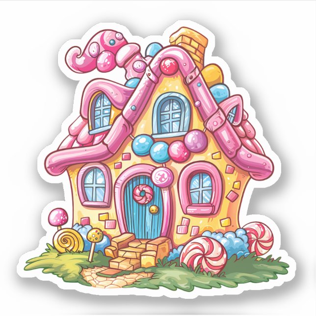 Candy House Sticker (Front)