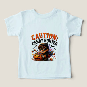 🎃 Candy Hunter Funny Halloween Saying 🍭 Toddler T-shirt