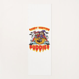 Candy Hunting Buddies Halloween Twin Costume Yoga Mat