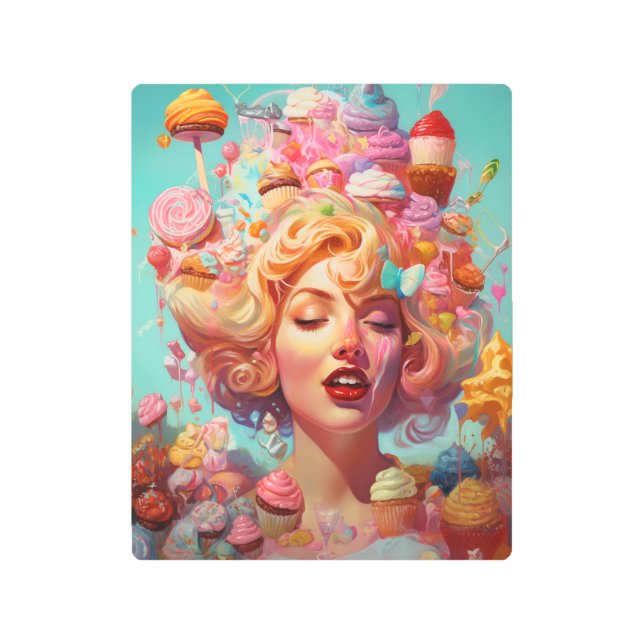 Candy Ice Cream Girl Surreal Fantasy Art (Front)