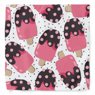 Candy Ice Cream Pattern Bandana