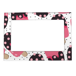 Candy Ice Cream Pattern Magnetic Frame