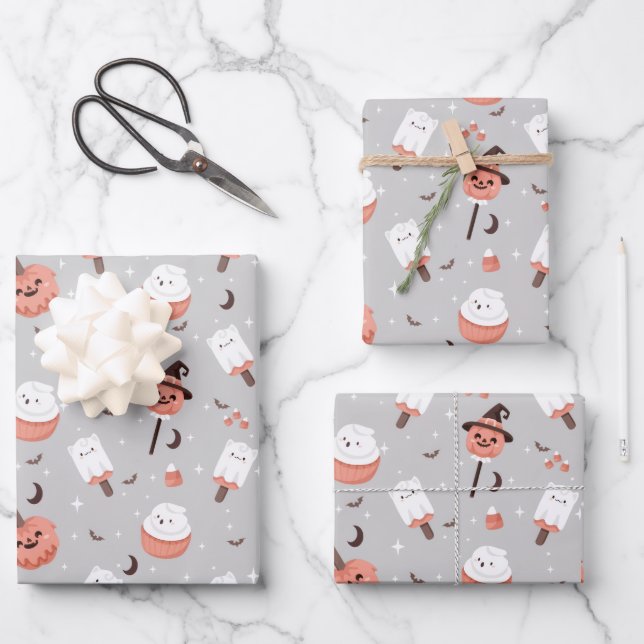 CANDY ICE CREAM WRAPPING PAPER SHEETS (Front)