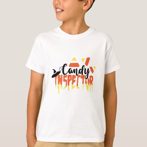 Candy Inspector Funny Halloween Cute T_Shirt