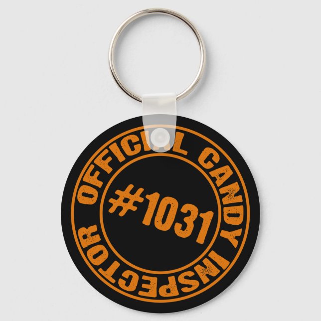 Candy Inspector Keychain (Front)