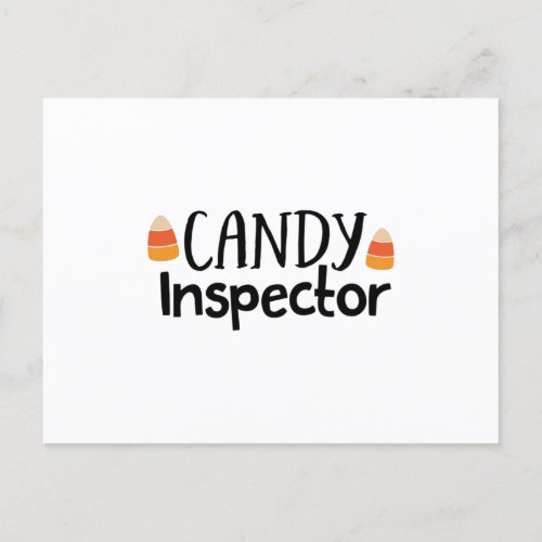 Candy inspector postcard